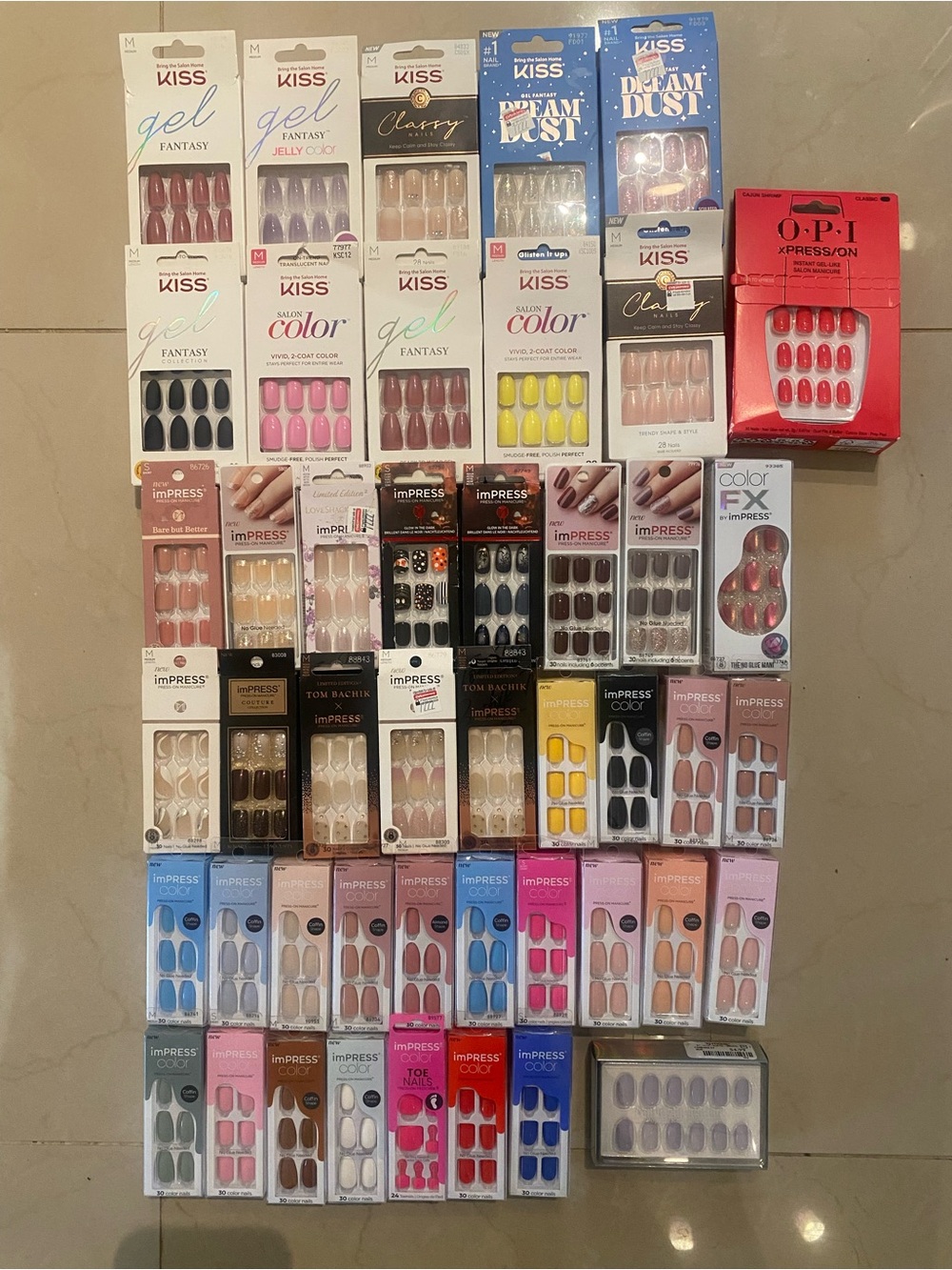 46 sets of press on nails